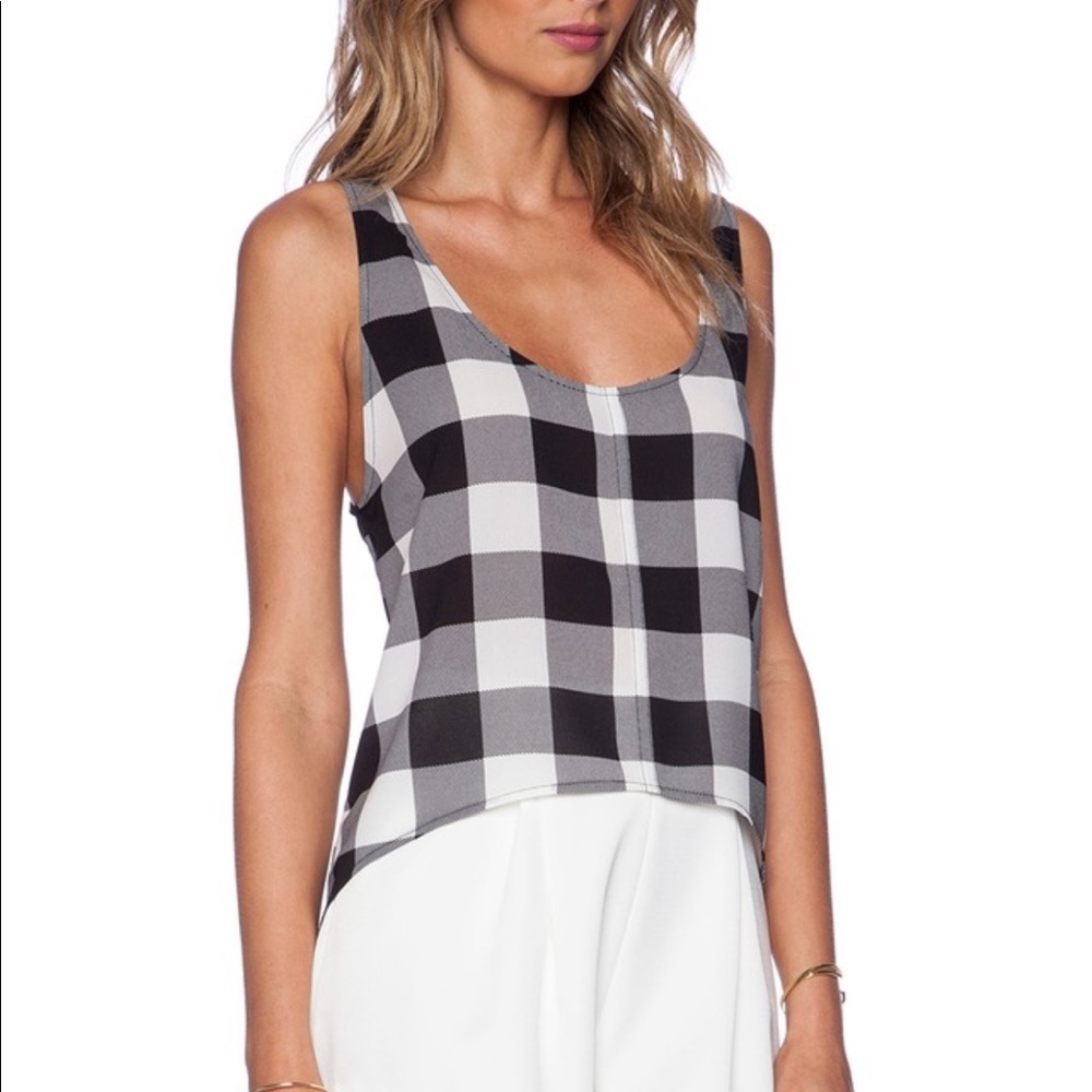 💕HP💕BB Dakota Lakota checked tank